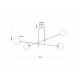 Люстра на штанге Arte Lamp Mattino A8625PL-4GO