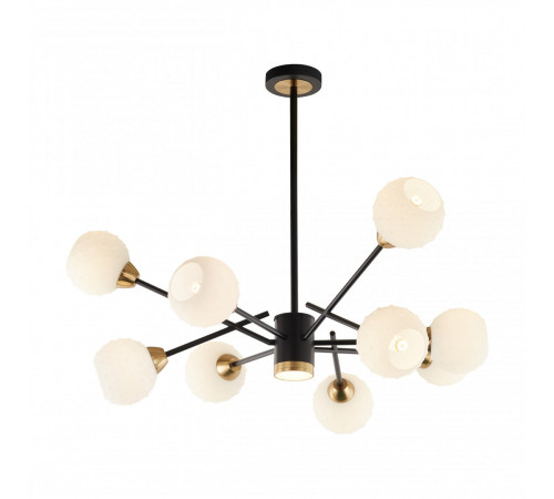 Люстра на штанге Arte Milano Neapolis 278408/8+1 BK/GD