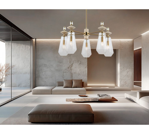 Люстра на штанге Ambrella Light High Light Ceramo Modern LH53305