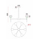 Люстра на штанге Freya Blowball FR5236PL-06BS