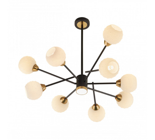 Люстра на штанге Arte Milano Neapolis 278408/8+1 BK/GD