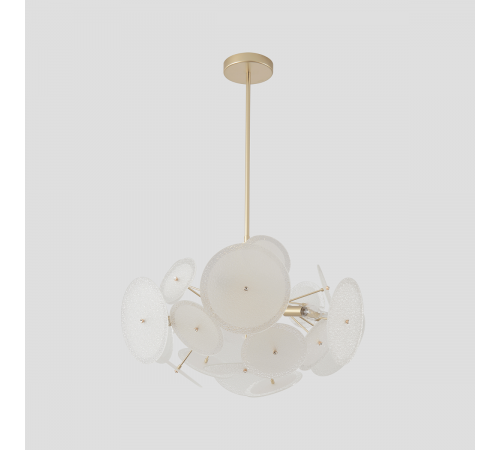 Люстра на штанге Crystal Lux DANDELION SP6 GOLD