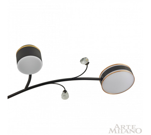 Люстра на штанге Arte Milano Ferrara 276240/6+1 BK/GD