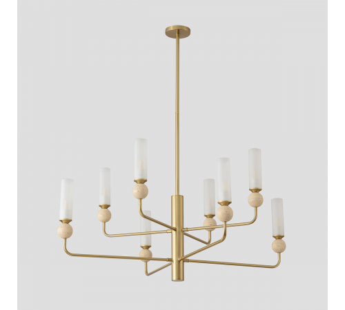 Люстра на штанге Crystal Lux SIMPLY SP8 BRASS