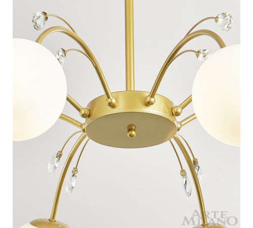 Люстра на штанге Arte Milano Neapolis 273802/8 GD
