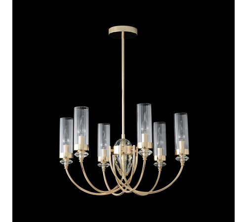 Люстра на штанге Crystal Lux SECRET SP6 GOLD