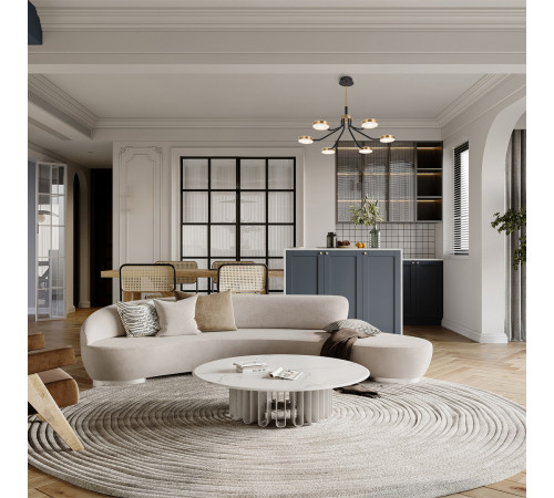 Люстра на штанге Arte Milano Ferrara 276079/6 BK/GD