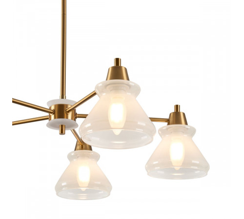 Люстра на штанге Freya Zenith FR5647PL-05BS