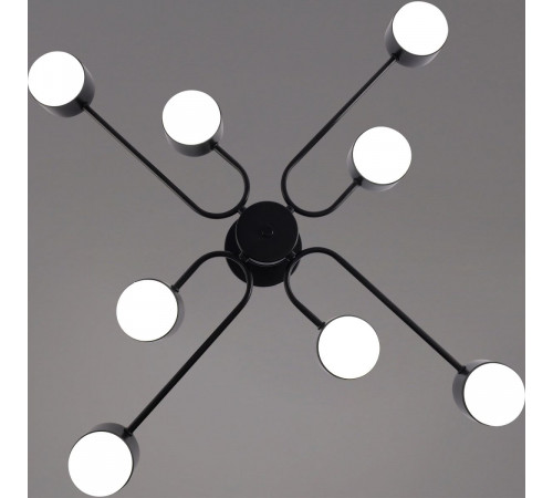 Люстра на штанге Reluce 03708-0.3-08 BK GX53