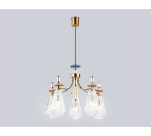 Люстра на штанге Ambrella Light High Light Ceramo Modern LH53183