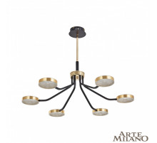 Люстра на штанге Arte Milano Ferrara 276079/6 BK/GD