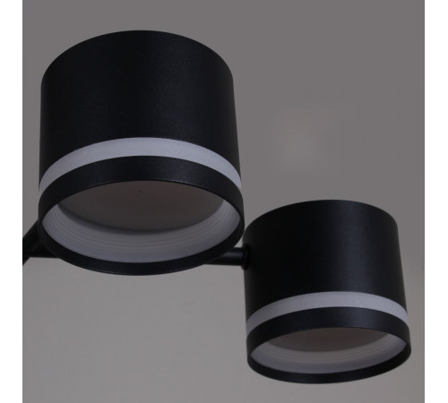 Люстра на штанге Reluce 78730-0.3-06 GX53 BK+WOOD