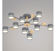 Люстра на штанге Reluce 68730-0.3-10 GX53 GREY+WOOD