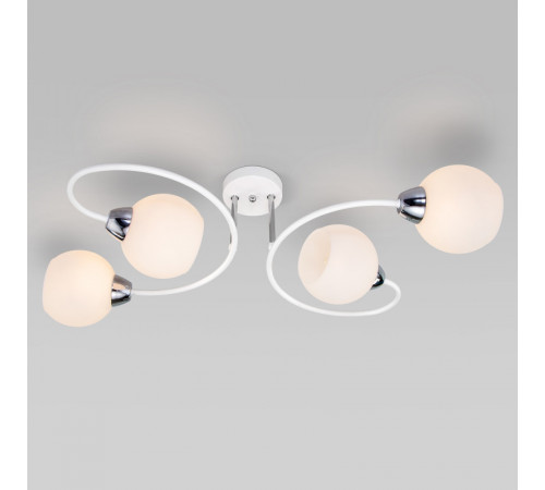 Люстра на штанге Eurosvet TULIA 30136/4 белый