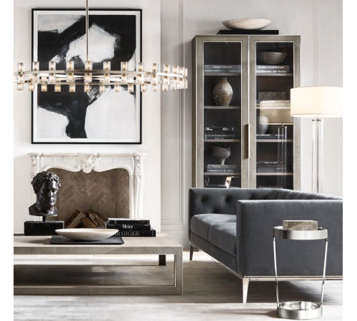 Люстра на штанге Delight Collection Arcachon KM1000P-36 brass