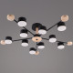 Люстра на штанге Reluce 03751-0.3-10 BK+WOOD GX53