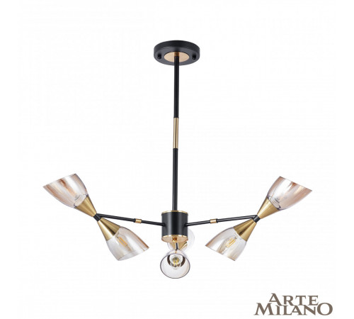 Люстра на штанге Arte Milano Neapolis 276708/6 BK/GD