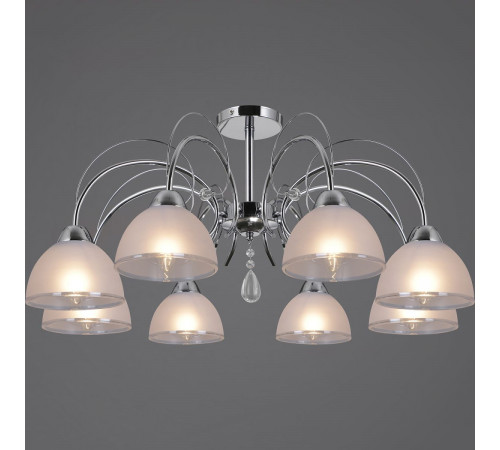 Люстра на штанге ILLUMICO ILLUMICO IL0495-8CSQ-25CH ELITE