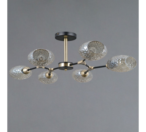 Люстра на штанге Illumico IL0272-6CSQ-25 BK AB TRENTO Люстра на штанге Illumico IL0272-6CSQ-25 BK AB TRENTO