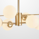 Люстра на штанге ImperiumLoft Roundi Brass 305756-23