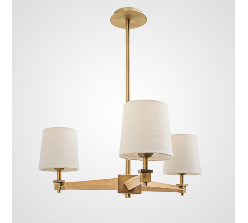 Люстра на штанге ImperiumLoft Stavra Jorgenson White/Light Wood 203578-26 Люстра на штанге ImperiumLoft Stavra Jorgenson White/Light Wood 203578-26