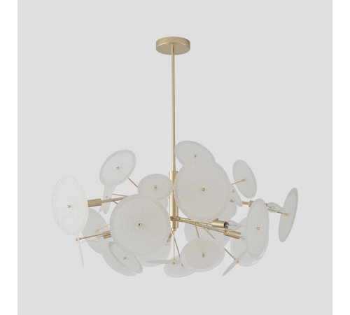 Люстра на штанге Crystal Lux DANDELION SP10 GOLD