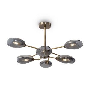 Люстра на штанге Freya Ashy FR5327CL-08BZ