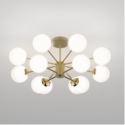 Люстра на штанге Eurosvet Adaline 502002/12 латунь a072105