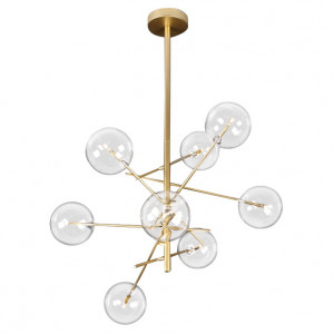 Люстра на штанге DeLight Collection Globe Mobile 9307P-8A gold