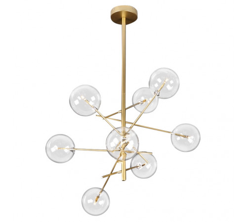 Люстра на штанге DeLight Collection Globe Mobile 9307P-8A gold