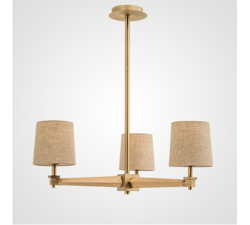 Люстра на штанге ImperiumLoft Stavra Jorgenson Beige/Light Wood 203577-26 Люстра на штанге ImperiumLoft Stavra Jorgenson Beige/Light Wood 203577-26