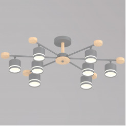 Люстра на штанге Reluce 78730-0.3-08 GX53 GREY+WOOD