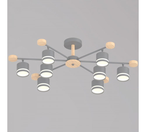 Люстра на штанге Reluce 78730-0.3-08 GX53 GREY+WOOD