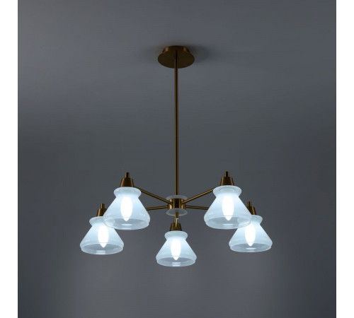 Люстра на штанге Freya Zenith FR5647PL-05BS