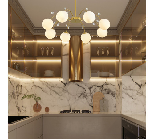 Люстра на штанге Arte Milano Neapolis 273802/8 GD