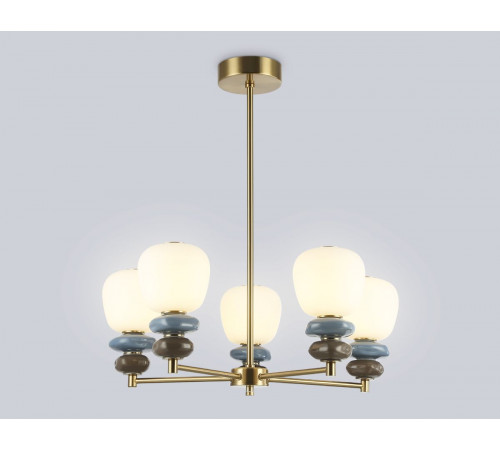 Люстра на штанге Ambrella Light High Light Ceramo Modern LH53164