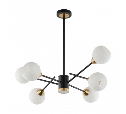 Люстра на штанге Arte Milano Neapolis 278408/6+1 BK/GD