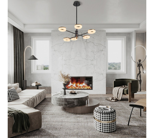 Люстра на штанге Arte Milano Ferrara 276699/6 BK/GD