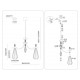 Люстра на штанге Ambrella Light High Light Ceramo Modern LH53183