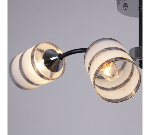 Люстра на штанге Reluce 45360-0.3-04 BK+CR