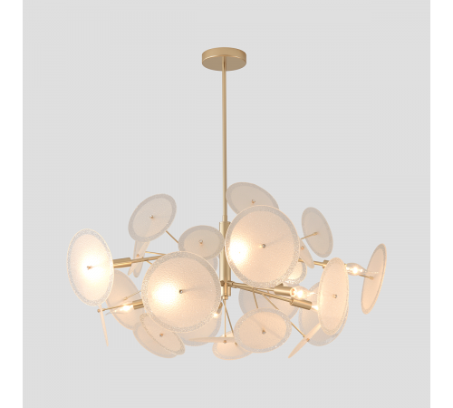 Люстра на штанге Crystal Lux DANDELION SP10 GOLD