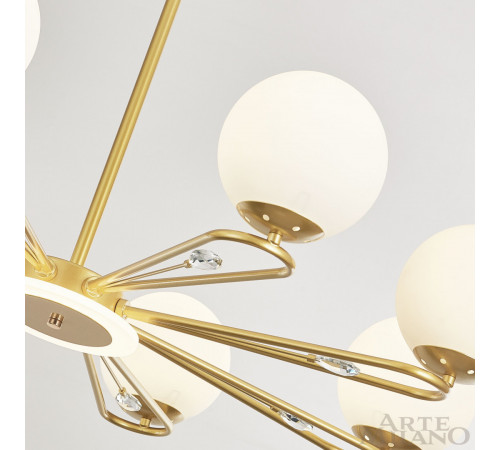 Люстра на штанге Arte Milano Neapolis 277138/8 GD