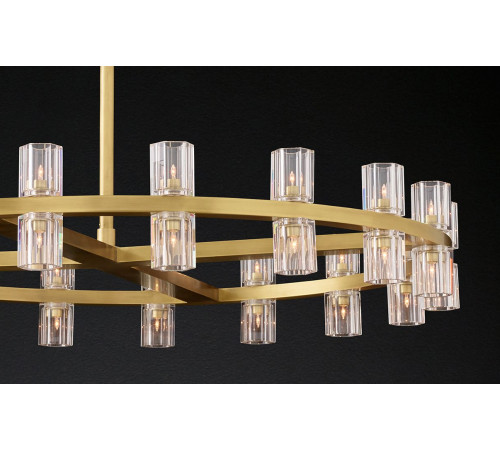 Люстра на штанге Delight Collection Arcachon KM1000P-36 brass