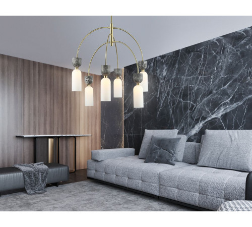 Люстра на штанге Ambrella Light High Light Ceramo Modern LH53333
