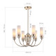 Люстра на штанге ST Luce Элегра SL1402.253.06