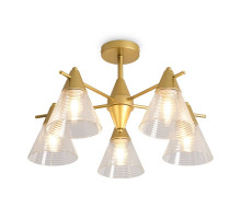 Люстра на штанге Freya Blissa FR5588CL-05BZ