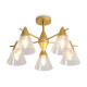 Люстра на штанге Freya Blissa FR5588CL-05BZ