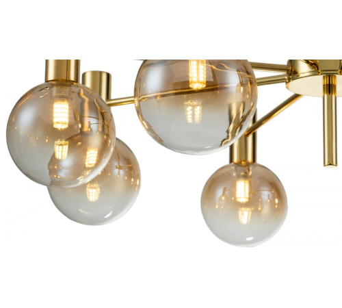 Люстра на штанге Indigo Collana 13015/8R Gold V000222