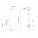 Люстра на штанге Ambrella Light High Light Ceramo Modern LH53263