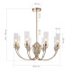 Люстра на штанге ST Luce Элегра SL1402.203.08